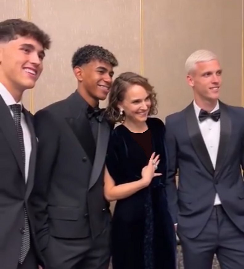 عکس | کری سنگین ناتالی پورتمن برای رئالیها؛ به یاد 4 گل در الکلاسیکو!