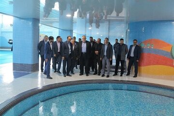 فاز اول مجموعه فرهنگی ورزشی شهید رئیسی در قزوین افتتاح شد