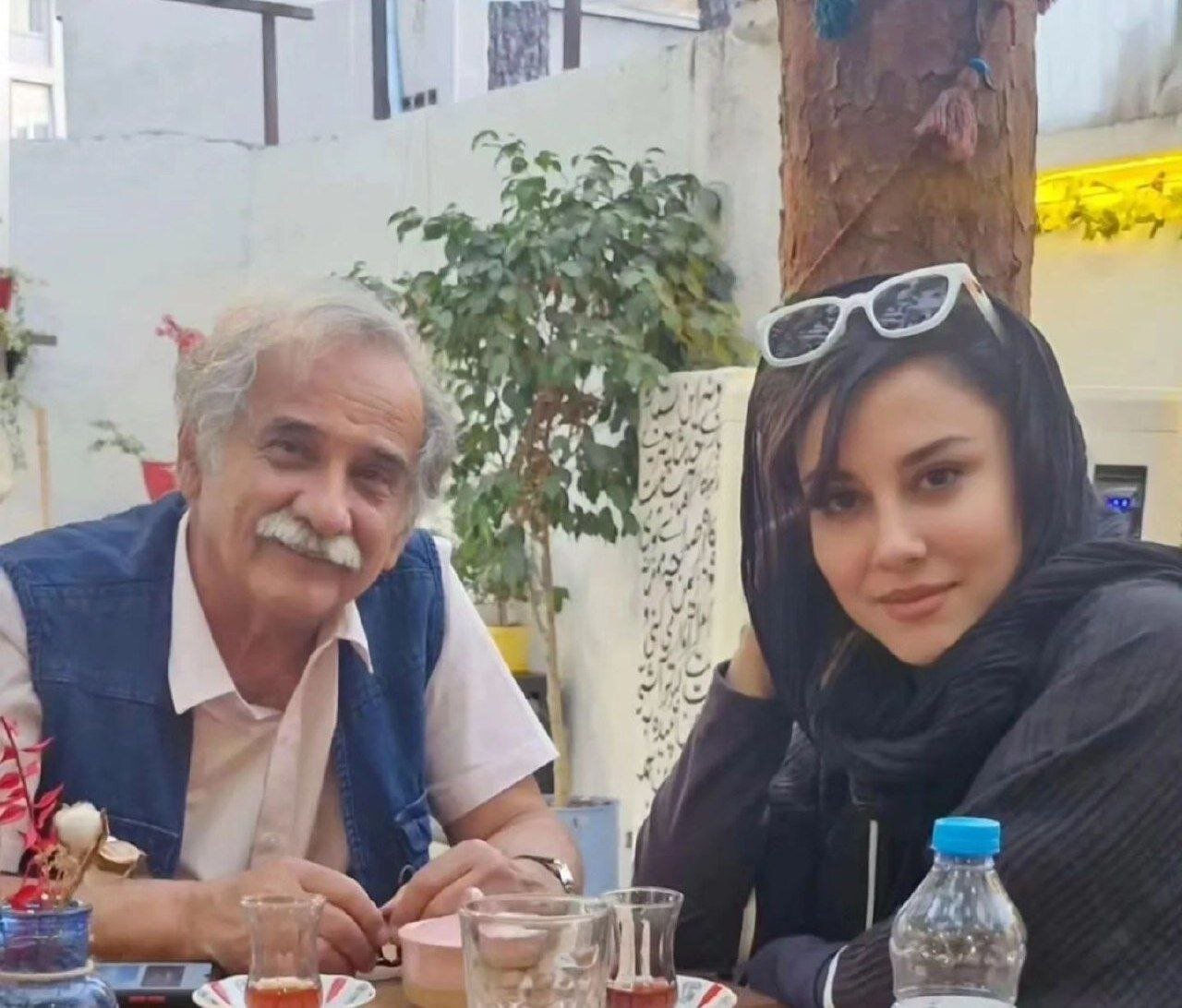 عکس | آشا محرابی در کنار پدرش اسماعیل محرابی