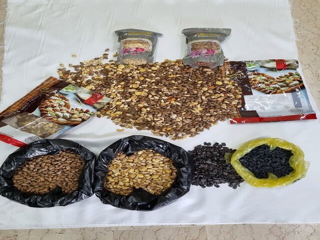 کشف تریاک در بستههای آجیل/ عکس