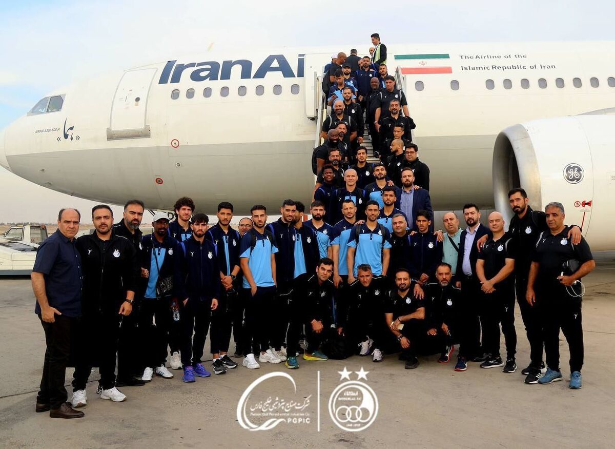 عکس| استقلالیهای مغموم به سوی ریاض