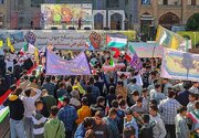 ۱۳ آبان به روایت «نصف جهان»/ عزم و غیرت کودکانه در دفاع از کودکان غزه