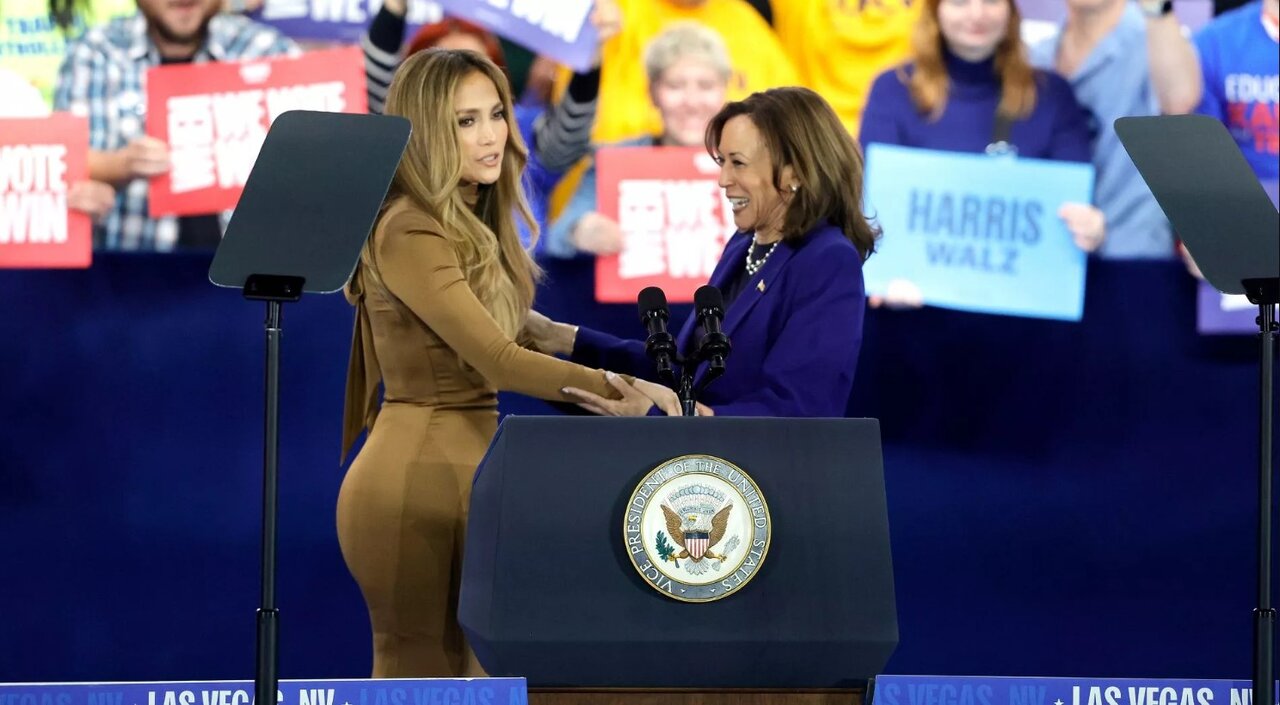 حجت بر دموکراتها تمام شد! /جنیفر لوپز و آرنولد از هریس حمایت کردند