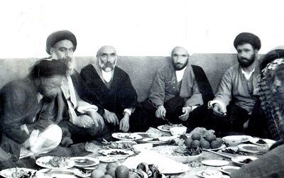 عکس | سفره غذای یک میهمانی خصوصی در خانه مرجع تقلید