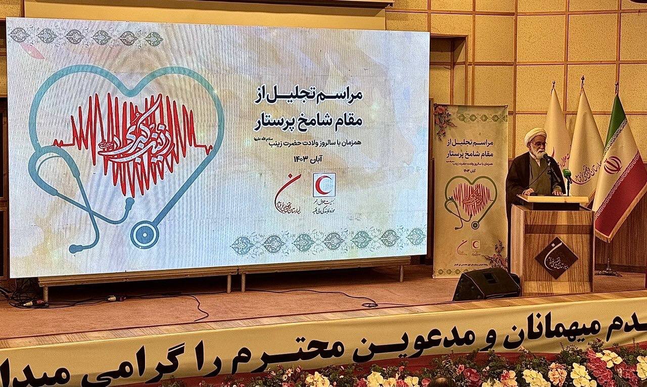 حجت الاسلاموالمسلمین معزی: انسانیت واقعی در خدمت به دیگران نهفته است/ حضرت زینب (س) تجسم صبر، پایداری و مقاومت است