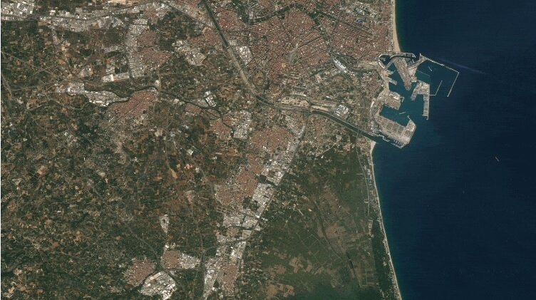 تصاویر دردناک ماهوارهای از قبل و بعد از سیل در والنسیا