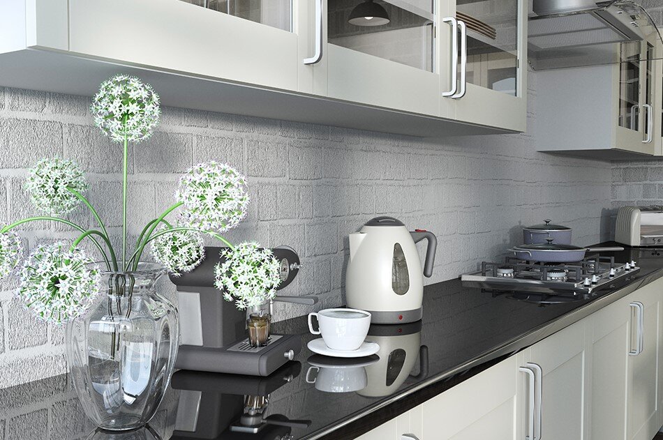 ست کردن فرش آشپزخانه با کابینت