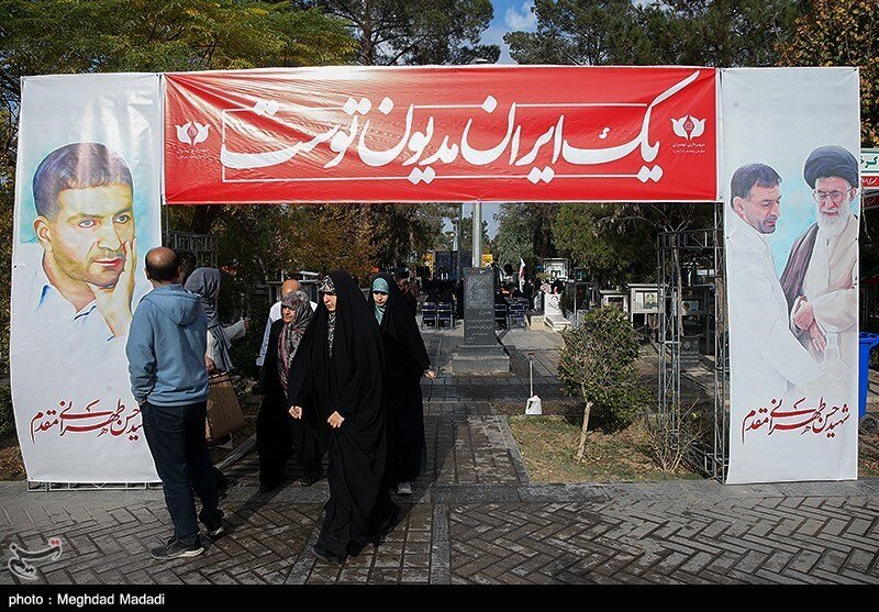 تصاویری از سالگرد شهید طهرانیمقدم در بهشت زهرا