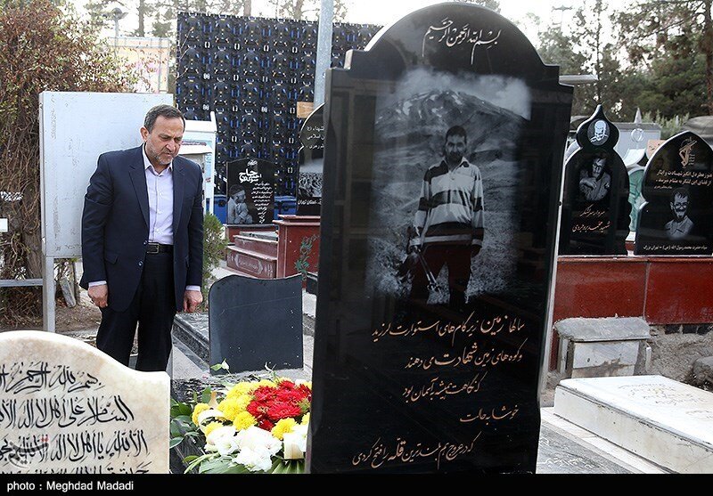 تصاویری از سالگرد شهید طهرانیمقدم در بهشت زهرا