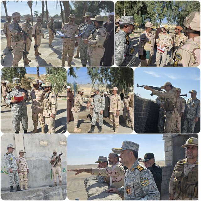 اعزام هیات بازرسی قرارگاه مرکزی خاتمالانبیاء به مرزهای جنوبی سیستان و بلوچستان+تصویر