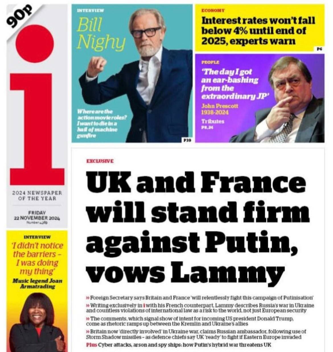 وحشت غربیها از تهدیدات پوتین؛ عکس رهبر روسیه در صفحه اول روزنامههای جهان