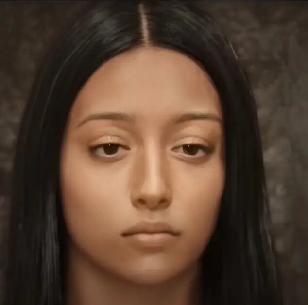 هوش مصنوعی چهره مریم مقدس را بازسازی کرد/ عکس