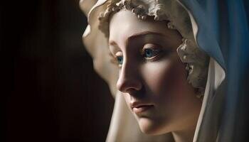 هوش مصنوعی چهره مریم مقدس را بازسازی کرد/ عکس