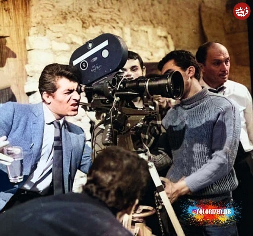 محمدعلی فردین در پشت صحنه «سلطان قلبها»/ عکس