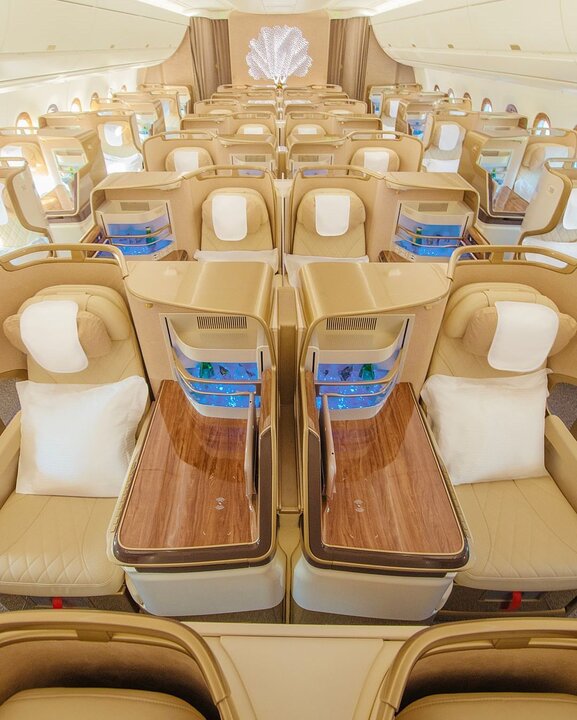 صندلی های لوکس بیزینس هواپیمای A350-900