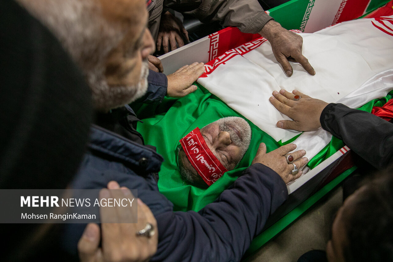 تصاویر تلخ از پیکر سردار سپاه که در حلب سوریه به شهادت رسید