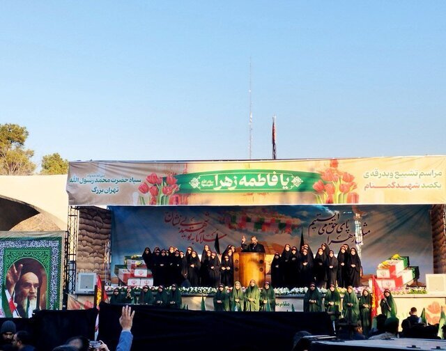 روایت فرمانده سپاه تهران از سن شهدای گمنام که امروز تشییع شدند +تصاویر