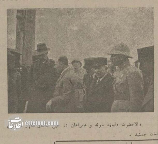 ولیعهد سوئد در تختجمشید + عکس