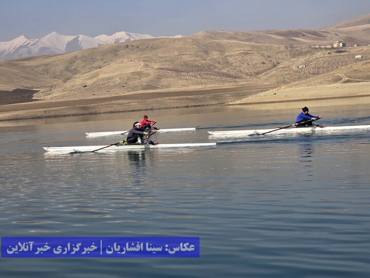 اردوی تیم ملی روئینگ بانوان در سد شهرچای ارومیه