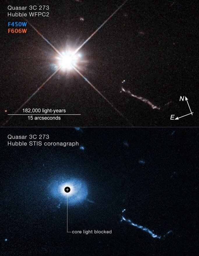 ظاهر شدن شکلهای عجیبوغریب در نزدیکی سیاهچاله هیولا؛ ماجرا چیست؟