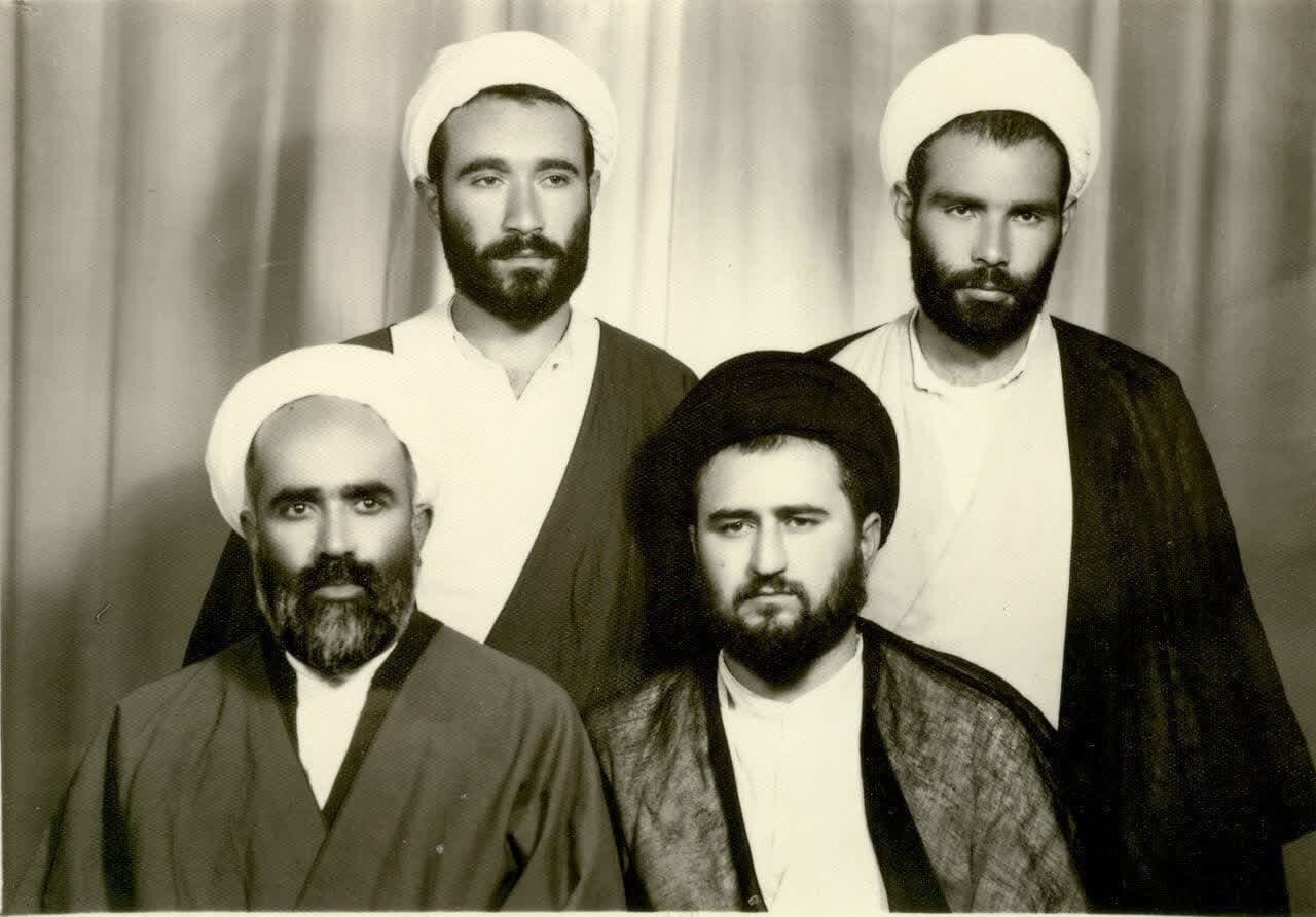 عکس | سید مصطفی خمینی و حاج آقا مجتبی تهرانی