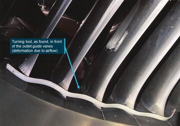 مهمان ترسناک در موتور ایرباس غولپیکر  مهمان ترسناک در موتور ایرباس غولپیکر