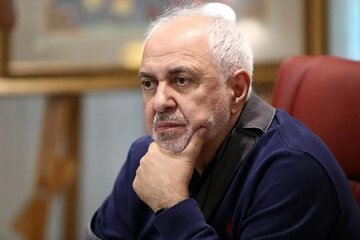 عکسی از ظریف با تیپی متفاوت در حیاط دولت عکسی از ظریف با تیپی متفاوت در حیاط دولت