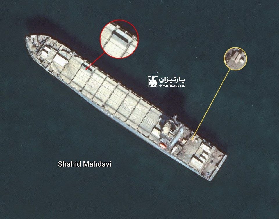 عکس | جدیدترین تصاویر ماهوارهای از ناو پهپادبر سپاه