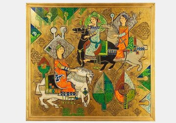 آثار هنرمندان ایرانی در ژنو چکش خورد آثار هنرمندان ایرانی در ژنو چکش خورد