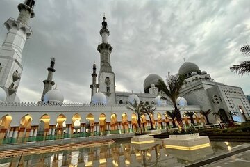 یک مسجد بزرگ در پایتخت جدید اندونزی