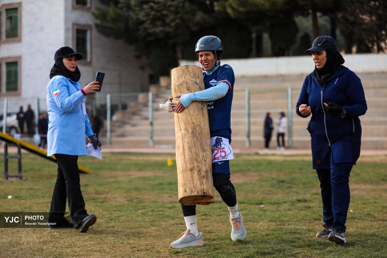 عکس | رقابت قویترین زنان ایران؛ قدرتنمایی خانمها در شاهرود