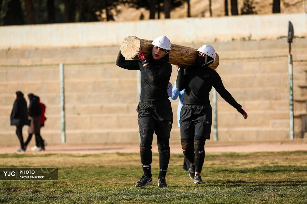 عکس | رقابت قویترین زنان ایران؛ قدرتنمایی خانمها در شاهرود