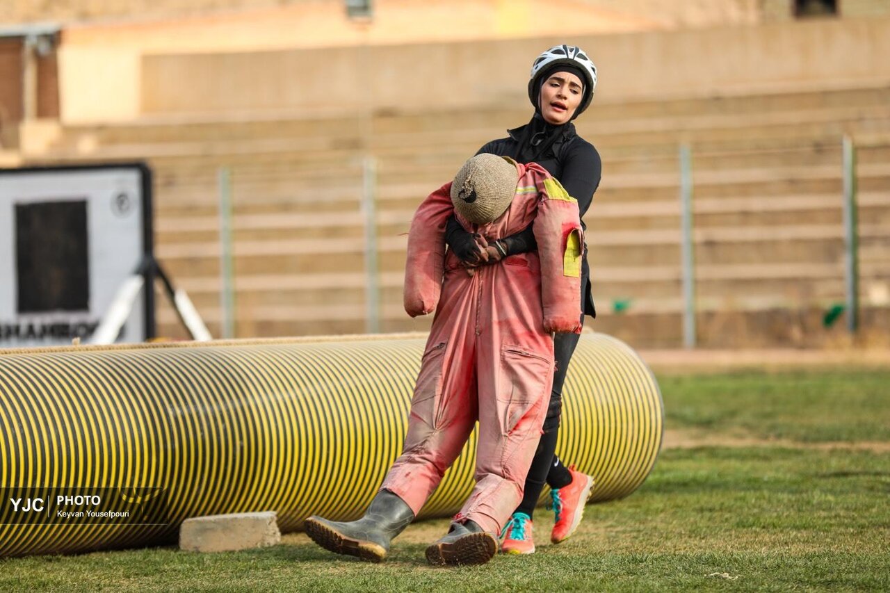 عکس | رقابت قویترین زنان ایران؛ قدرتنمایی خانمها در شاهرود