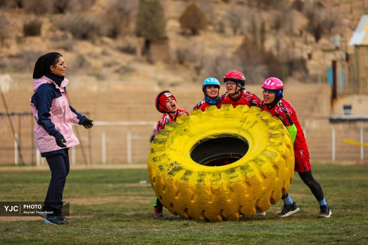 عکس | رقابت قویترین زنان ایران؛ قدرتنمایی خانمها در شاهرود