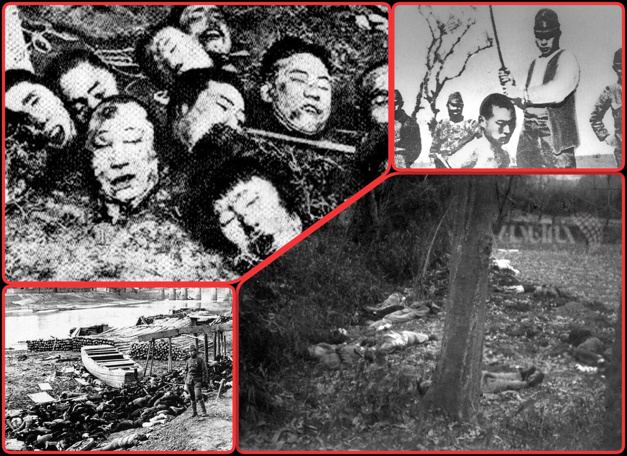 عکس | تصویری تکاندهنده و دلخراش از سرهای قطعشده روی زمین؛ بزرگترین کشتار قرن بیستم