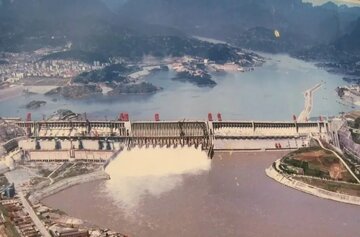چین بزرگترین سد جهان را میسازد /عکس