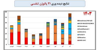 شایع‌ترین ویروس این روهای کشور اعلام شد