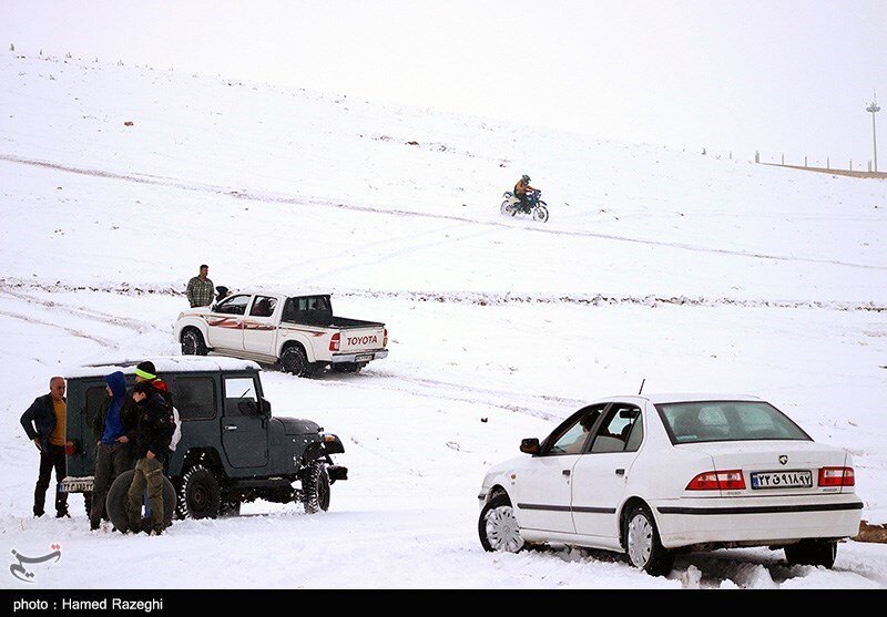 تفریحات زمستانی در ابهر - زنجان