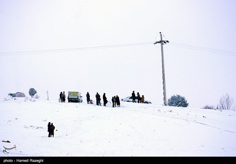 تفریحات زمستانی در ابهر - زنجان