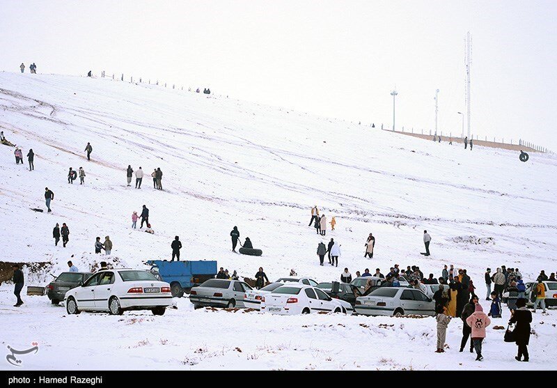 تفریحات زمستانی در ابهر - زنجان