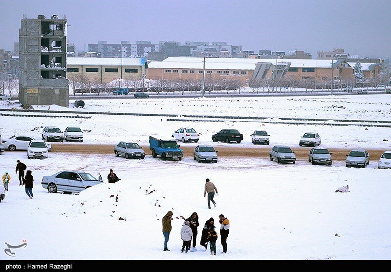تفریحات زمستانی در ابهر - زنجان