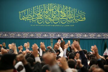 اولین تصاویر از مهمانان امروز بیت رهبری