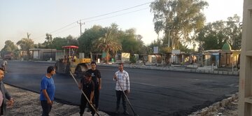آغاز عملیات ساماندهی و آسفالت محوطه گلزار شهدای جنوب شهر شوش