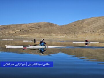 دومین اردوی تیم ملی روئینگ در سد شهرچای ارومیه