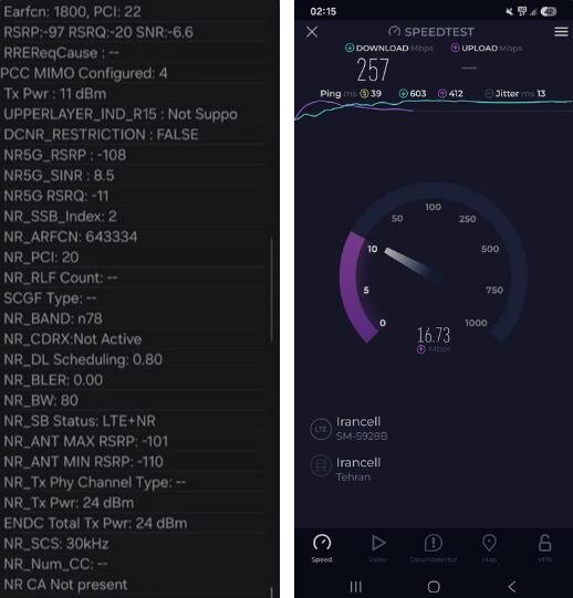 سرانجام شبکه 5G گوشی‌های سامسونگ در ایران فعال می‌شود