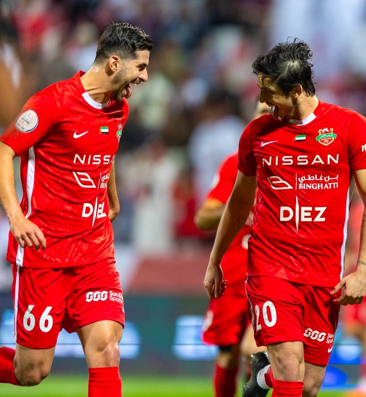 عکس | پیروزی شبابالاهلی با درخشش ایرانیها؛ جشن ویژه سردار و عزتاللهی مقابل النصر 2