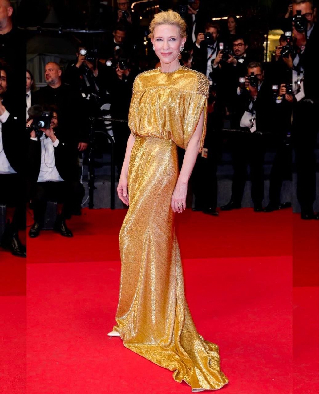 کیت بلانشت با لباس تکراری در گلدنگلوب ۲۰۲۵