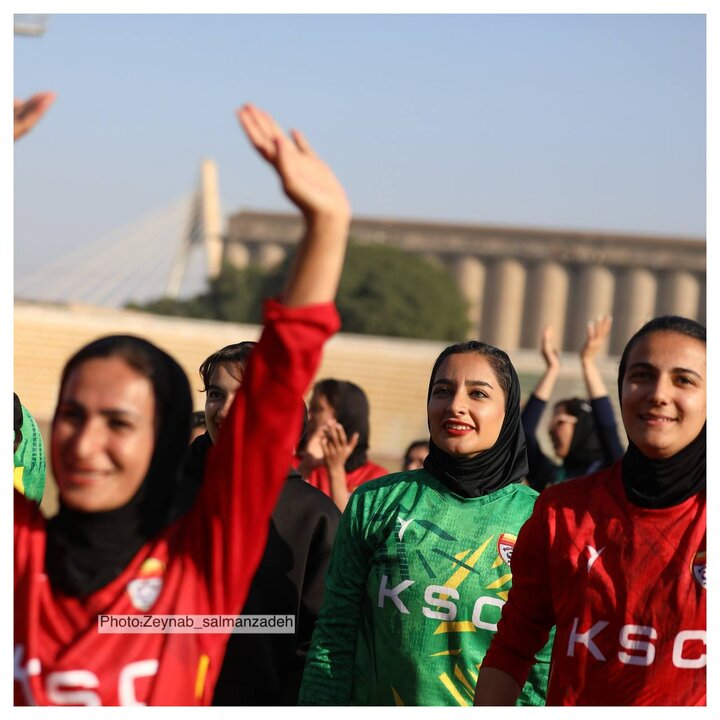 تصاویر | دیدار تیم بانوان فولاد خوزستان ‌و چابک شیراز