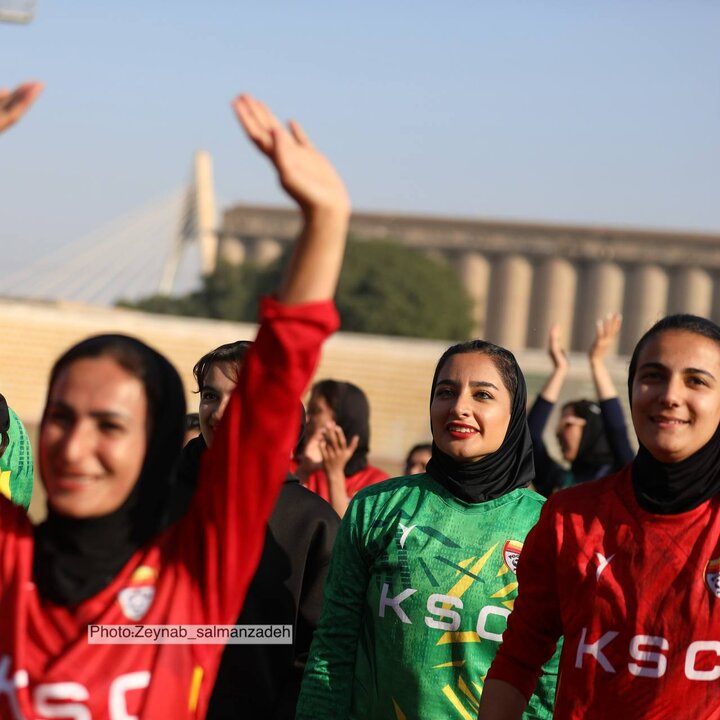 تصاویر | دیدار تیم بانوان فولاد خوزستان ‌و چابک شیراز