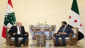 میقاتی با جولانی دیدار کرد/عکس میقاتی با جولانی دیدار کرد/عکس